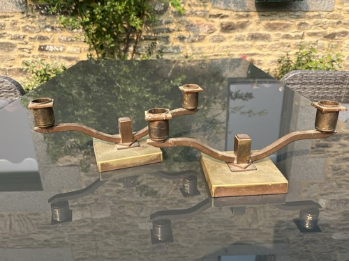 Ancien bougeoir art - bougeoir,