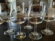 Lot 5 grands verres à pied en