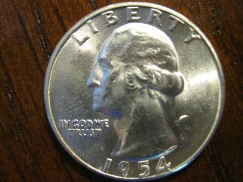 1954 washington quarter dollar - 1954,