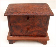 French Art Deco Dresser Commode for Doll or Jewel Box Tuja 1930
