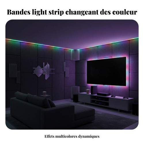 Bande lumineuse led couleurs - lumineuse, led,