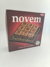 Novem Tactic Jeux De société Jeu Bois Sudoku Plateau Calcul Tactique