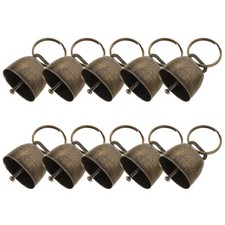 10 Pcs Cloche En Métal Bovine
