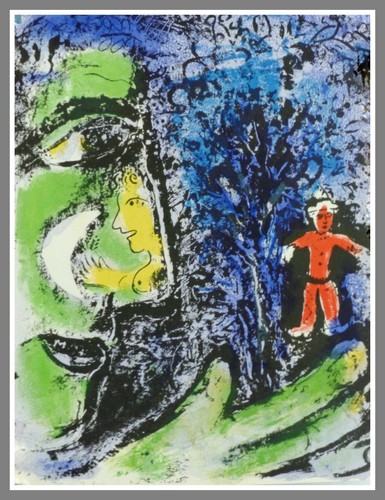 Marc chagall profil - profil, et