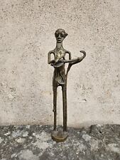 Art Africain - Statue en Bronze - À Identifier