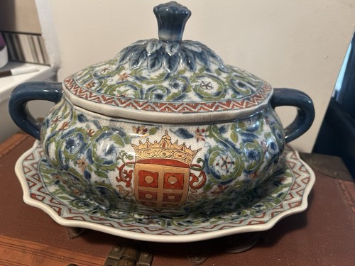 Antiquité rare soupière - antiquité,