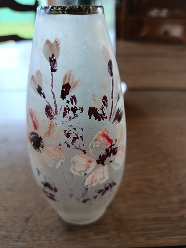 Vase verre moulé - en,