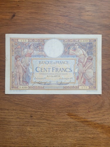 France billet ancien - billet, cent