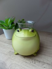 Photophore Porte Bougie Grenouille en Céramique 