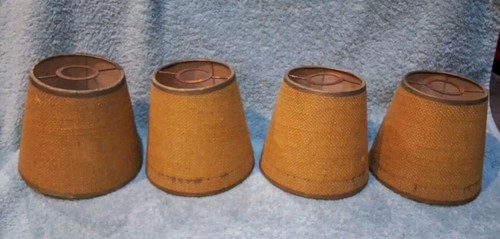 Ancien abat jour tissu - 4,