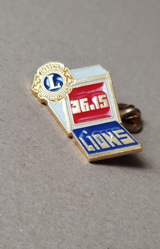Pin association lions club - lions,