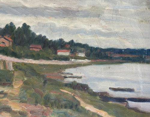 Tableau ancien antonin ponchon - antonin,