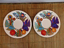 2 SOUCOUPES SOUS TASSES  15.5