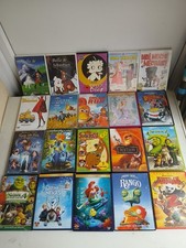 LOT DE 60 DVD originaux Dessins Animées Films Animations Enfant Disney 