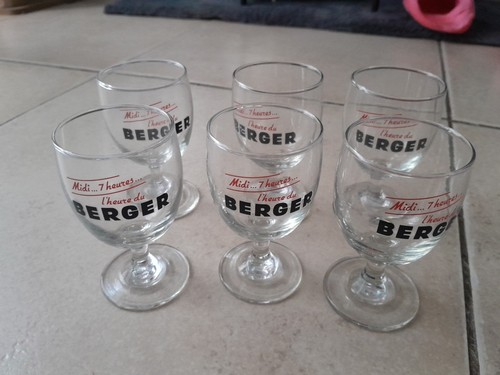 Lot verres berger - de,