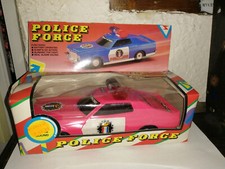 Ancienne voiture Police Force à friction Cheng Ching Toys neuve en boite 1988