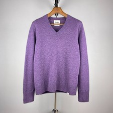 Pull homme col V en laine