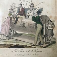 Gravure Epoque 1er Empire