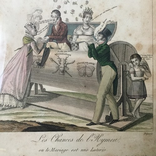 Gravure epoque 1er empire - epoque,