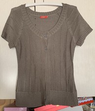 Gilet femme Taille 38-40 Tissaia, couleur bronze, 2 boutons, manches courtes