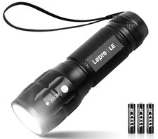 Lampe Torche Poche LED Etanche ultra puissante Zoom ++ Sport Vélo Camping Pêche