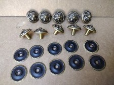 Lot De 10 Anciens Boutons De Tiroir Porte Placard ... En Laiton... Ancien Stock 