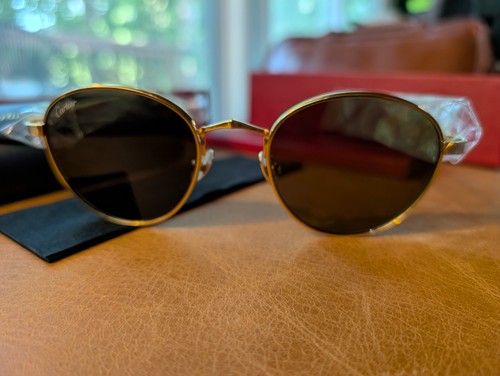 Cartier unisex round oval gold - cartier, round/oval