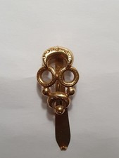 Rare ! Broche lune or 18k - Crochet or 750 - Epingle or 18 carats gold