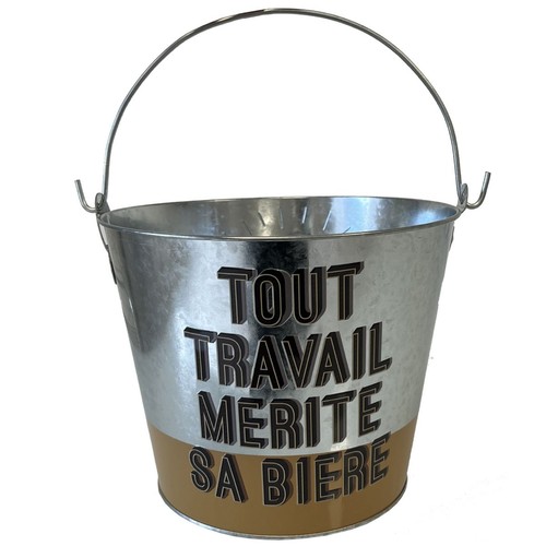 Seau bière métal - seau,