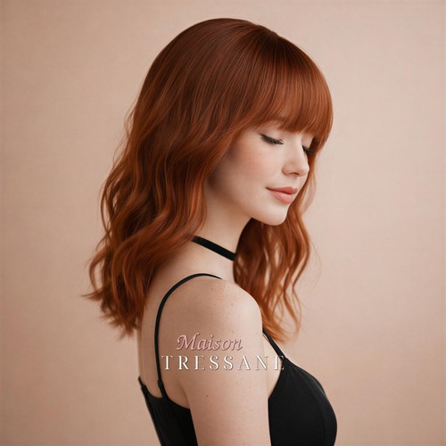 Perruque femme roux cuivré - femme,