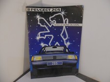 Catalogue PEUGEOT 205 sous le signe du lion – 30 pages – 1984