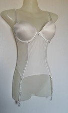 CHANTELLE 3317 GUÊPIÈRE CORSET MARIAGE FR90C (EU75C), FR85D (EU70D) BLANC NACRE