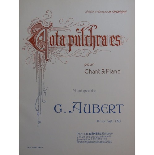 Aubert gaston tota pulchra - tota, es