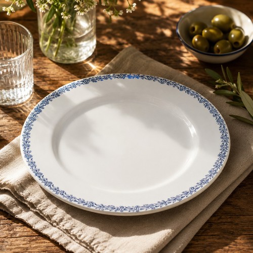 Grande assiette plat ancien - grande, assiette/plat