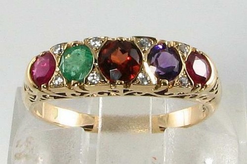 Bague vintage art déco 9ct - bague,
