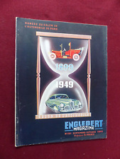 1949  / ENGLEBERT Magazine Automobile n° 201