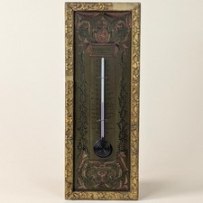 Thermomètre ancien en bois
