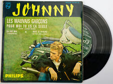 EP Johnny Hallyday Les mauvais garçons 45T BIEM 434905BE Bon état