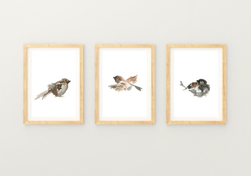 Decor watercolors prints - , small