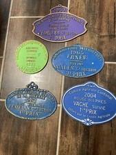 5 PLAQUES CONCOURS AGRICOLE