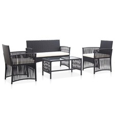 Salon de Jardin 4 pcs avec
