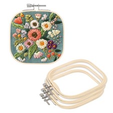 4 Cercles broder 5.1"x5.1"