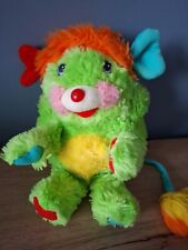 Peluche 20cm Popples Putter Popple Vert Vintage Mattel A-9 no Bisounours Care