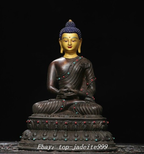 Old tibet bronze gilt - bronze,
