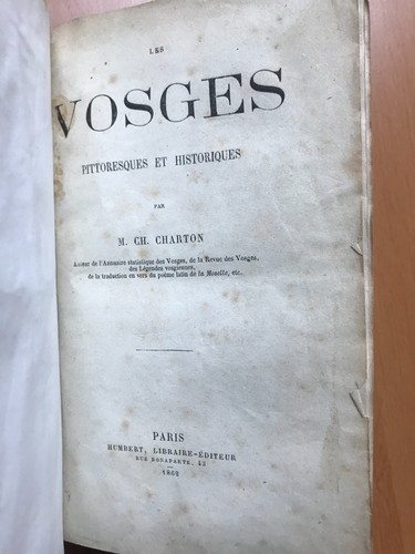 Les vosges pittoresques - les,