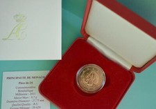 Monaco 2011  2 Euro commémorative " Mariage Princier "   BU  Dans son Coffret 