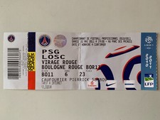 TICKET MATCH PARIS PSG - LOSC LILLE 21 MAI 2011 - CHAMPIONNAT FRANCE