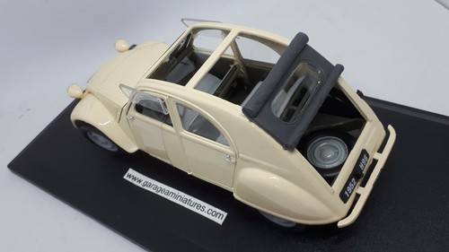 2cv beige decapotee citroen - 2cv,