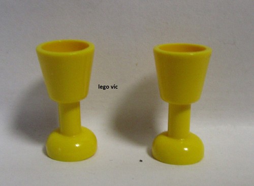 Lego 2343 goblet yellow - x2,