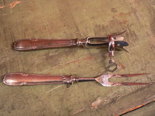 Ancien service gigot metal - ancien,